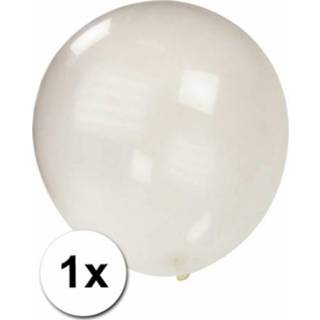 👉 Active transparant Jumbo ballon metallic 90 cm
