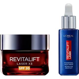 👉 Dagcreme active L'Oréal Revitalift Laser X3 en Puur Retinol Nachtserum Pakket 6019932512592