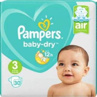 👉 Pamper 3 active baby's 4x Pampers Baby Dry Air Luiers Maat 30 stuks 4015400833253