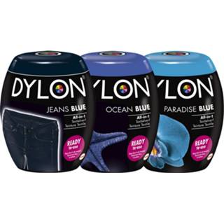 👉 Textielverf blauw active Dylon - Ocean Blue, Paradise Blue&Blue Jeans Pakket 6019919091058