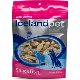 👉 Hondensnack active Icelandpet Snackfish Garnaal 100 gr 5690875364625