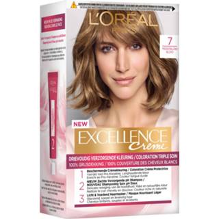 👉 Haarkleuring active 3x L'Oréal Excellence Creme Haarverf 7 Middenblond