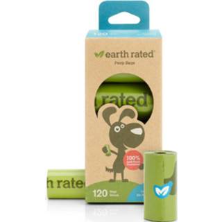 👉 12x Earth Rated Eco Poepzakjes Geurloos 8 x 15 zakjes