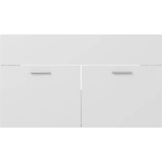 👉 Wastafelkast wit active 80x38,5x46 cm spaanplaat 8720286219768