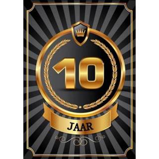 👉 Deur poster active Luxe 10 jaar thema deurposter