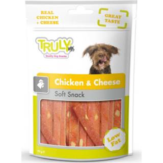 👉 Hondensnack active Truly Chicken&Cheese 90 gram 8718692582316