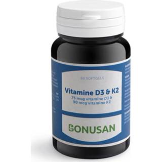 👉 Vitamine active Bonusan D3&K2 60 softgel capsules 8711827106647