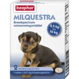 👉 Wormmiddel active Beaphar Milquestra Pup 0,5-10kg 2 Tab 8711231139323