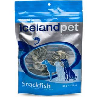 👉 Hondensnack active Icelandpet Snackfish Kabeljauwhuid 50 g 5690875364663