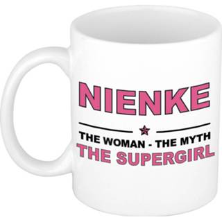 Beker keramiek active vrouwen Nienke The woman, myth supergirl verjaardagscadeau mok / 300 ml