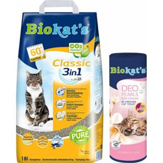 👉 Active baby's Biokat's Classic&Deo Pearls Babypoeder Pakket