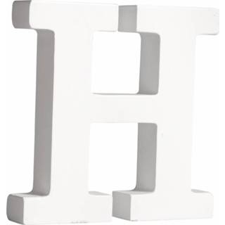 👉 Decoratie letter houten active H 11 cm