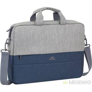 👉 Laptoptas grijs blauw RIVACASE 7532 grey/dark blue anti-theft Laptop bag 15.6 4260403578285