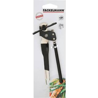 👉 Flesopener zwart blik zilver active Fackelmann Basic Blik- en 15 cm Zilver/Zwart 4008033190534