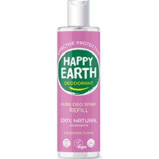 👉 Deodorant lavendel active Happy Earth Pure Spray Navulling Lavender Ylang 300 ml 8719324667333