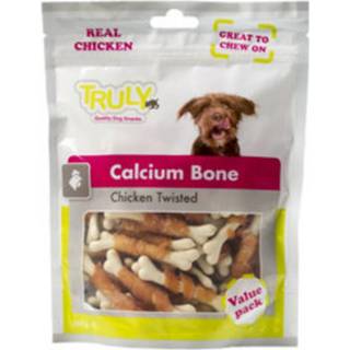 👉 15x Truly Hondensnack Calcium Bone Chicken Twisted 90 gram