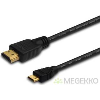 Savio CL-40 HDMI kabel 2 m HDMI Type A (Standaard) HDMI Type D (Micro) Zwart