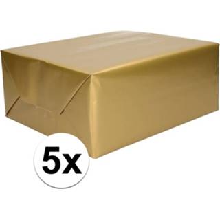 👉 Cadeau papier active 5x Cadeaupapier goud 70 x 200 cm