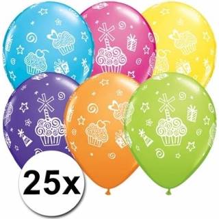 👉 Cupcake thema ballonnen 25x