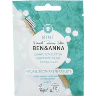 👉 Tandpasta active Ben&Anna Tabletten Naturel 100 4260491220769