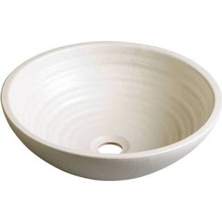 👉 Waskom wit keramische keramiek rond attila Sapho design 46.5cm ivoor 7439656376338