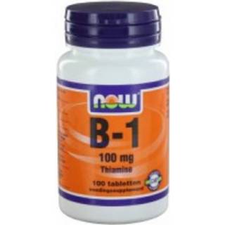 👉 NOW Vitamine B1 100mg 100 tabletten