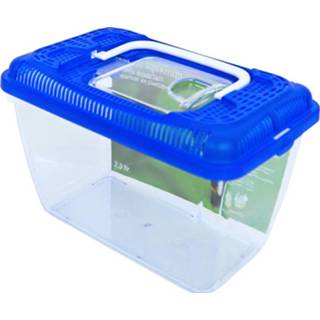 👉 Penn Plax Fauna Box met Blauwe Deksel 3,8 liter