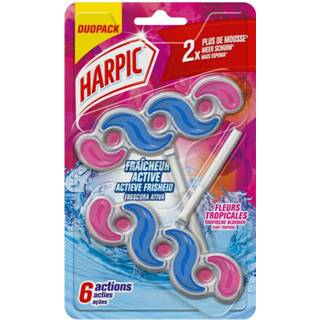👉 Toiletblok active 6x Harpic Bloemen Duo Pack 2 stuks