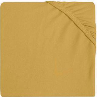 Hoeslaken active Jollein Jersey 40x80/90 cm. - Mustard 8717329359079