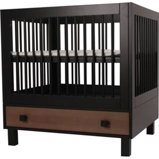 👉 Zwart hout vierkant met lade baby's Happy Baby Bolero Madera Box / 8718531447356