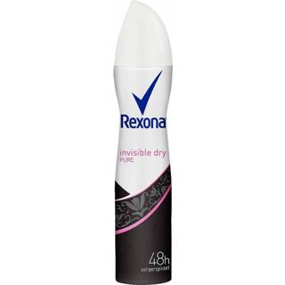 👉 Deodorant active Rexona Spray Invisible Pure 150 ml 8712561845014