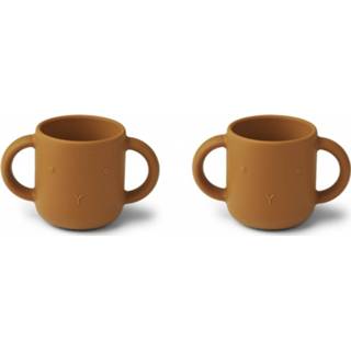 👉 Siliconen active Liewood Gene Kop 2-Pack - Rabbit Mustard 5713370206297