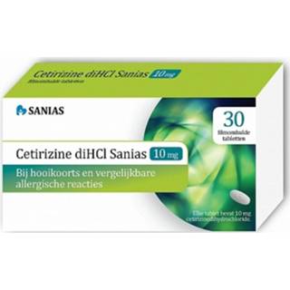 👉 Active Sanias Cetirizine 10 mg 30 tabletten 8716049025332