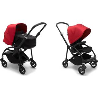 👉 Kinderwagen zwart grijs active kinderen Bugaboo Bee6 Black/Black Compleet - Grey Melange 2500001437525