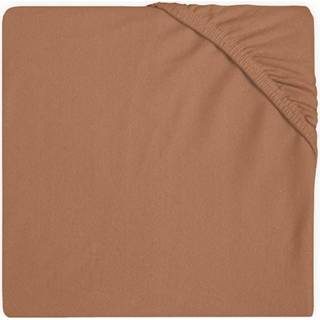 👉 Hoeslaken active Jollein Basic Jersey Boxmatras 75x95 cm. - Caramel 8717329358553