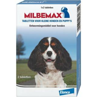 👉 Ontwormingsmiddel small active Milbemax Hond 2 tabletten 5420036926979
