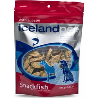 👉 Hondensnack active Icelandpet Snackfish Kreeft 100 gr 5690875364656