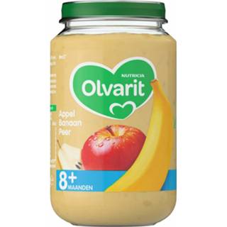 👉 Active Olvarit Fruithapje 8m Appel Banaan Peer 200 gr 8591119001979