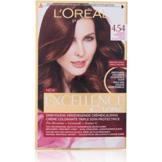 👉 L'Oréal Excellence Creme Haarverf 4.54 Kastanje Middenbruin