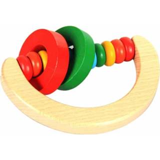 Rammelaar houten active baby's kinderen Baby Bel Speelgoed Tafelbel Rammelaars Muziekinstrument Educatief Grappige Pasgeborenen Handvat Bells (Hand type)