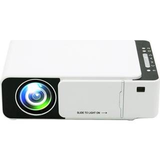 👉 T5 100ANSI Lumens 800x400 Resolutie 480P LED + LCD-technologie Slimme projector, Ondersteuning HDMI / SD-kaart / 2 x USB / Audio 3,5 mm, zelfde schermversie