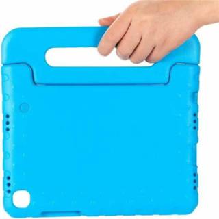 👉 Handvat blauw EVA active kinderen Samsung Galaxy tab A7 (2020) Hoes - 10.4 inch Schokbestendige case met Kids Cover Licht 8719793120407