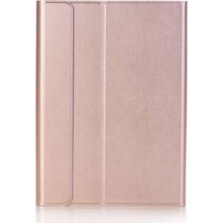 👉 Bluetooth toetsenbord active roze IPad 10.2 (2020) Case - hoes QWERTY layout Magneetsluiting Sleep/Wake-up functie 8719793114932