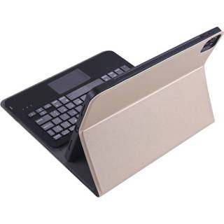 👉 Bluetooth toetsenbord goud active IPad Pro 11 (2020) case - hoes met Touchpad 8719793080497