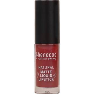 👉 Lippenstift Benecos Lipstick Liquid Natural MAT Bloody Berry 4260198095356