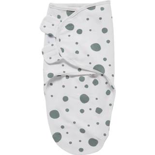 Inbakerdoek donkergroen active Meyco Swaddle 0-3 Maanden - Dots Stone Green 4054703301182