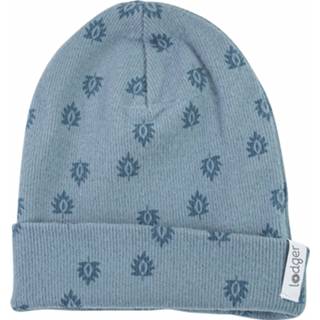 👉 Beanie active Lodger Print Rib - Ocean 8719033401105