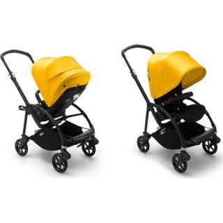 👉 Kinderwagen zwart geel active kinderen Bugaboo Bee6 Black/Black - Lemon Yellow 8717447138150