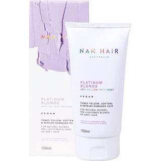 👉 Geel active NAK Platinum Blonde Anti- Yellow Treatment 100gr 9328514018597