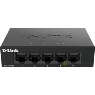 👉 Netwerk-switch zwart D-Link DGS-105GL/E Unmanaged Gigabit Ethernet (10/100/1000) 790069458576